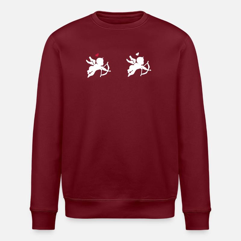 Engelchen - Stanley/Stella Unisex Bio-Sweatshirt ROLLER - Burgunderrot