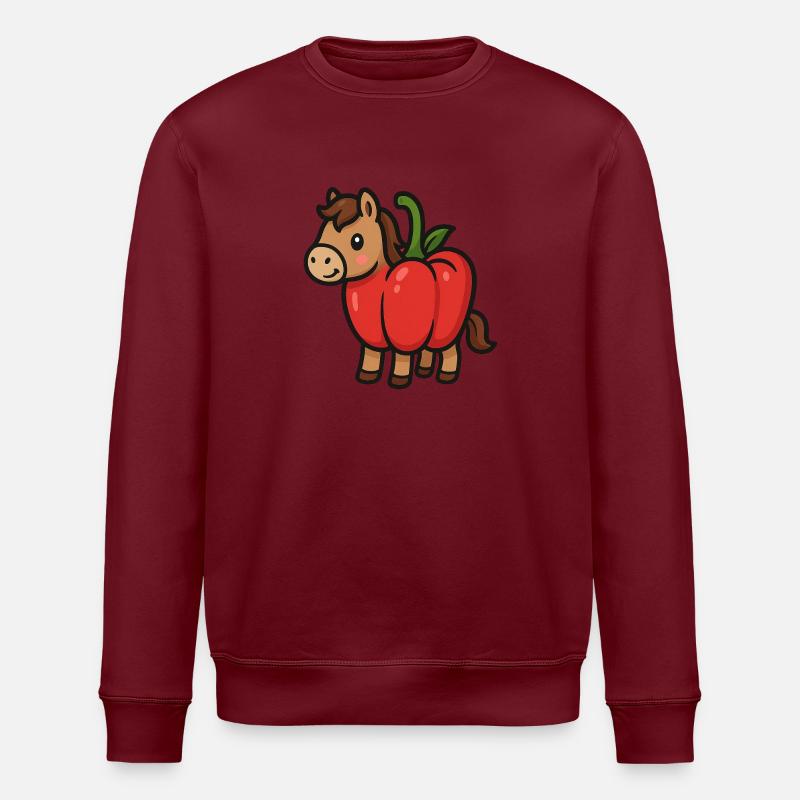 Frange au poivre - Sweat bio ROLLER Stanley/Stella Unisexe - bordeaux