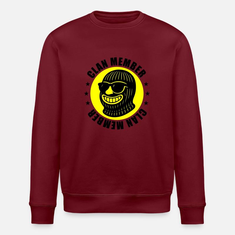 Gangsters membres du clan - Sweat bio ROLLER Stanley/Stella Unisexe - bordeaux