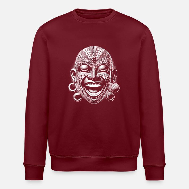 Maske - Stanley/Stella Unisex Bio-Sweatshirt ROLLER - Burgunderrot