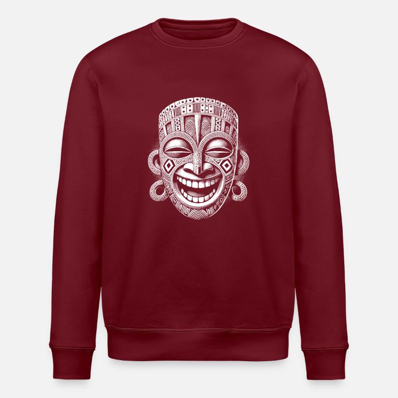 Masque - Sweat bio ROLLER Stanley/Stella Unisexe - bordeaux
