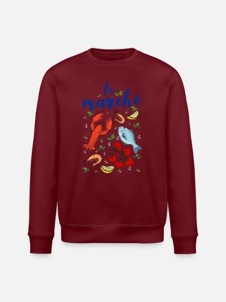 Messe und produkte - Stanley/Stella Unisex Bio-Sweatshirt ROLLER - Burgunderrot