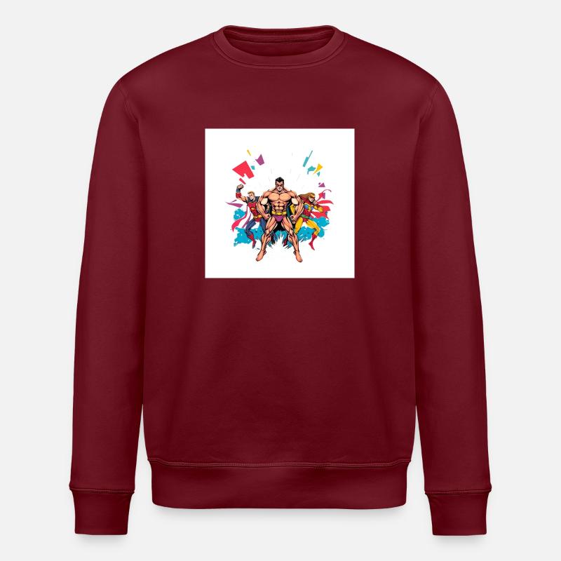 Hero II - Stanley/Stella Unisex Bio-Sweatshirt ROLLER - Burgunderrot