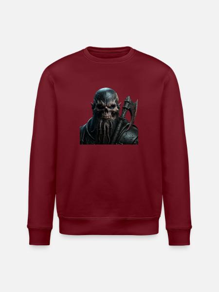 Untoter Zwerg - Stanley/Stella Unisex Bio-Sweatshirt ROLLER - Burgunderrot