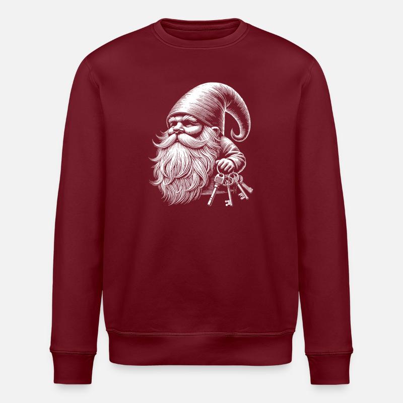 Trousseau de clés - Sweat bio ROLLER Stanley/Stella Unisexe - bordeaux