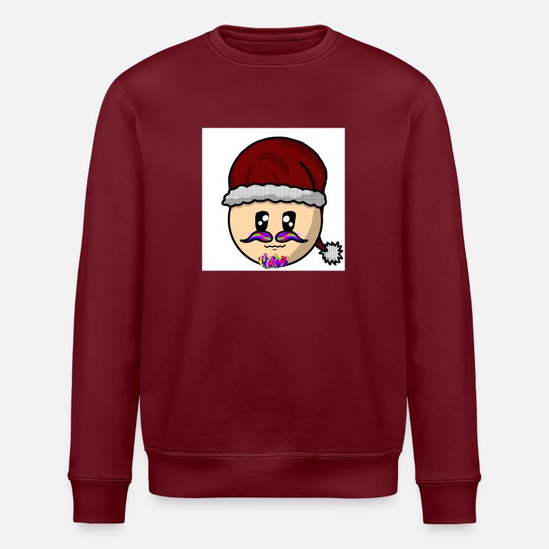 Hoho - Stanley/Stella Unisex Bio-Sweatshirt ROLLER - Burgunderrot