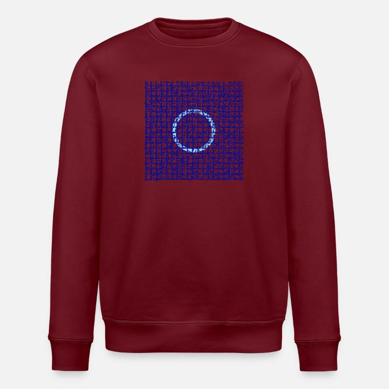 Double single blue - Stanley/Stella ROLLER Unisex Organic Sweatshirt - burgundy