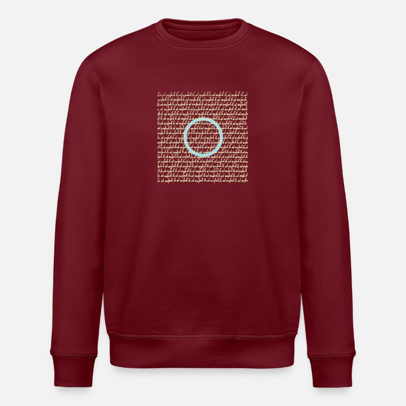 Einfach einfach creme - Stanley/Stella Unisex Bio-Sweatshirt ROLLER - Burgunderrot