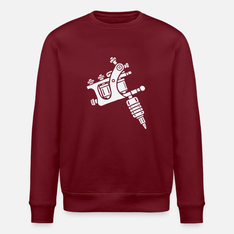 Machine à tatouer - Sweat bio ROLLER Stanley/Stella Unisexe - bordeaux