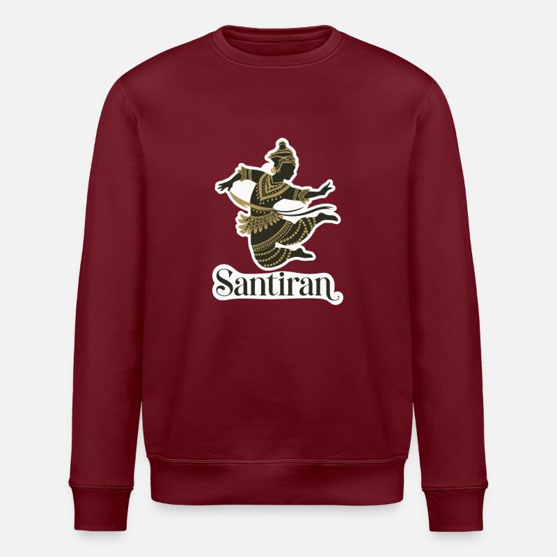 SANTIRAN - Sweat bio ROLLER Stanley/Stella Unisexe - bordeaux