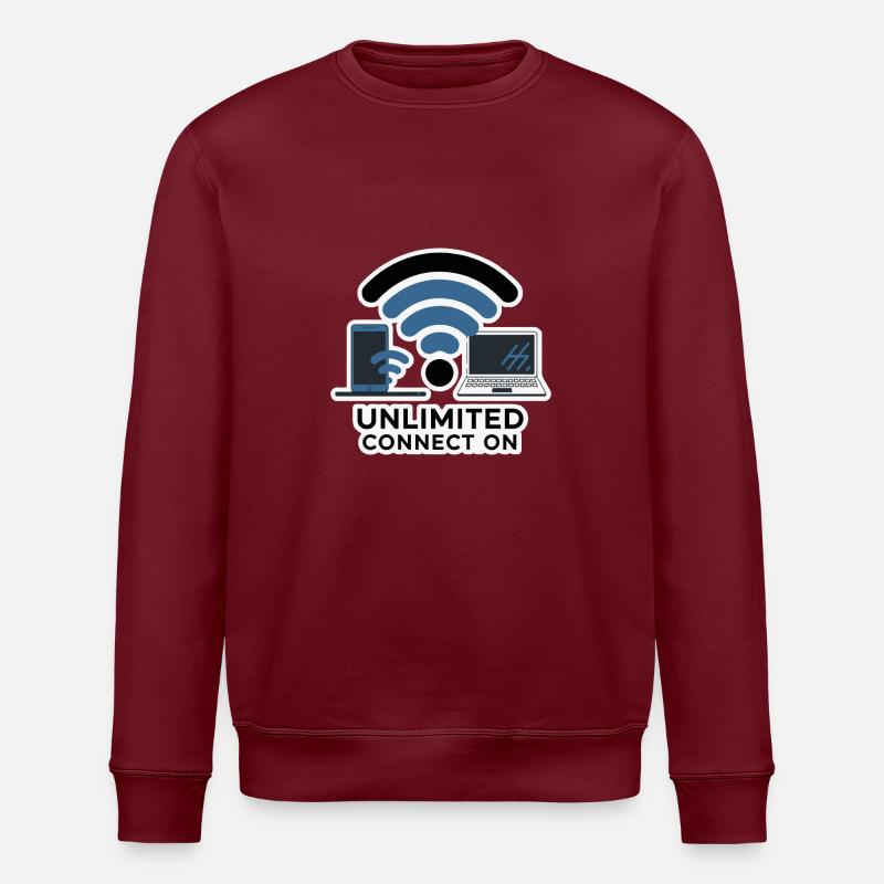 ONLINE - Stanley/Stella Unisex Bio-Sweatshirt ROLLER - Burgunderrot