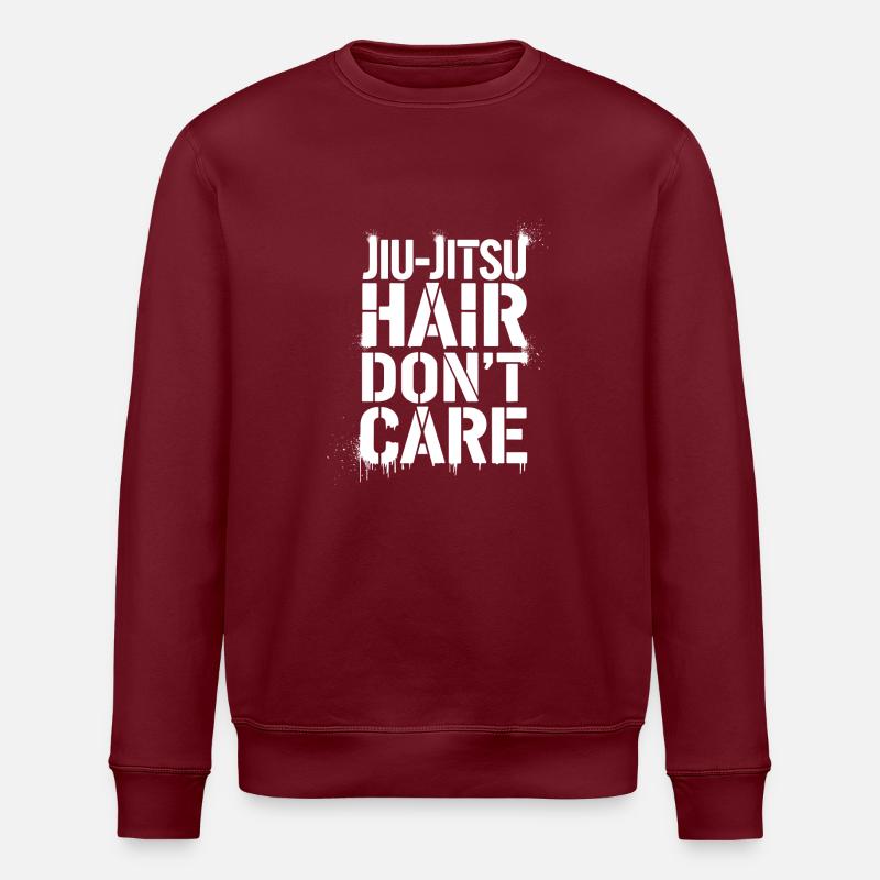 Humorous Jiu-Jitsu Style - Stanley/Stella ROLLER Unisex Organic Sweatshirt - burgundy