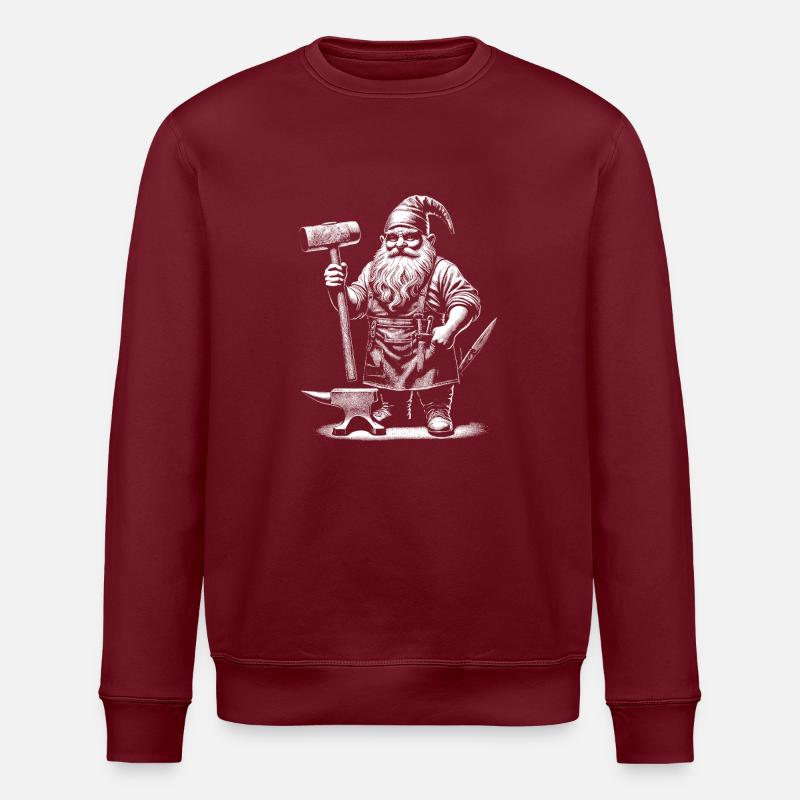 Schmied - Stanley/Stella Unisex Bio-Sweatshirt ROLLER - Burgunderrot