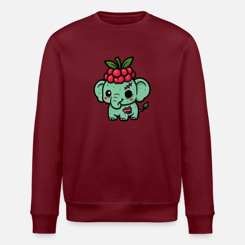 Zombiefant - Stanley/Stella Unisex Bio-Sweatshirt ROLLER - Burgunderrot