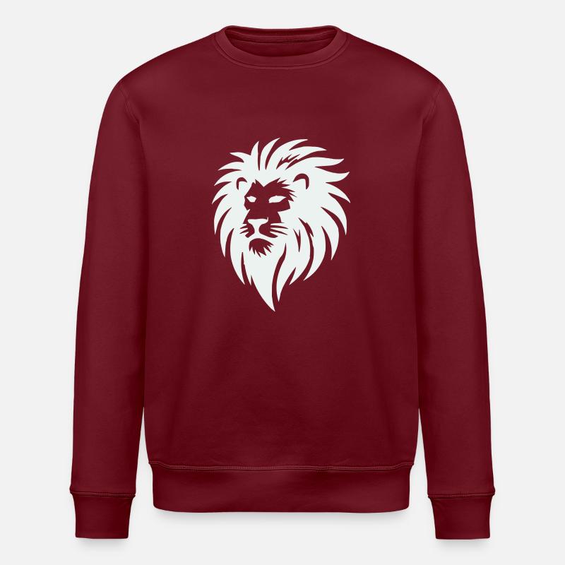 lion - Sweat bio ROLLER Stanley/Stella Unisexe - bordeaux