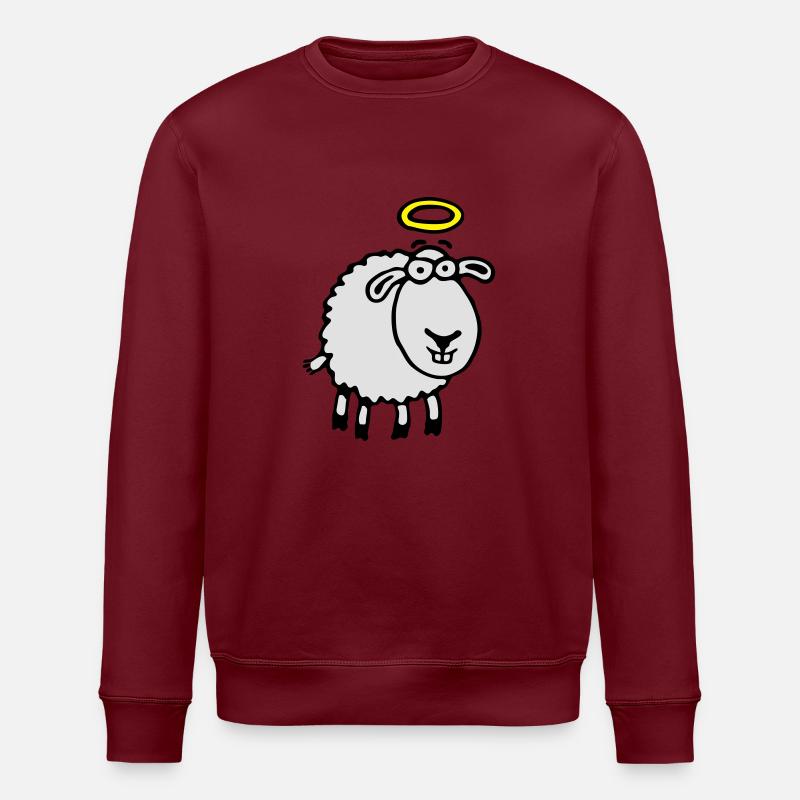 unschuldslamm_042012_e_3c - Stanley/Stella ROLLER Unisex Organic Sweatshirt - burgundy