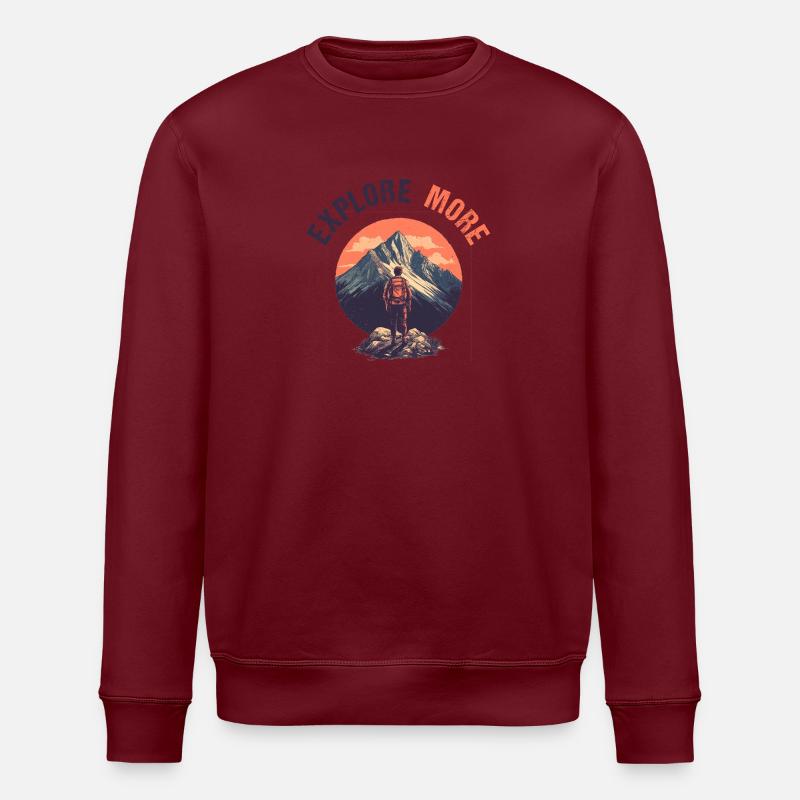 Explore more - Stanley/Stella Unisex Bio-Sweatshirt ROLLER - Burgunderrot