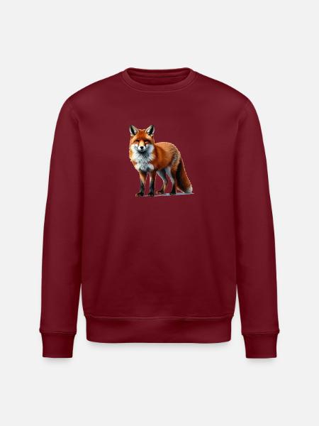 Fuchs - Stanley/Stella Unisex Bio-Sweatshirt ROLLER - Burgunderrot