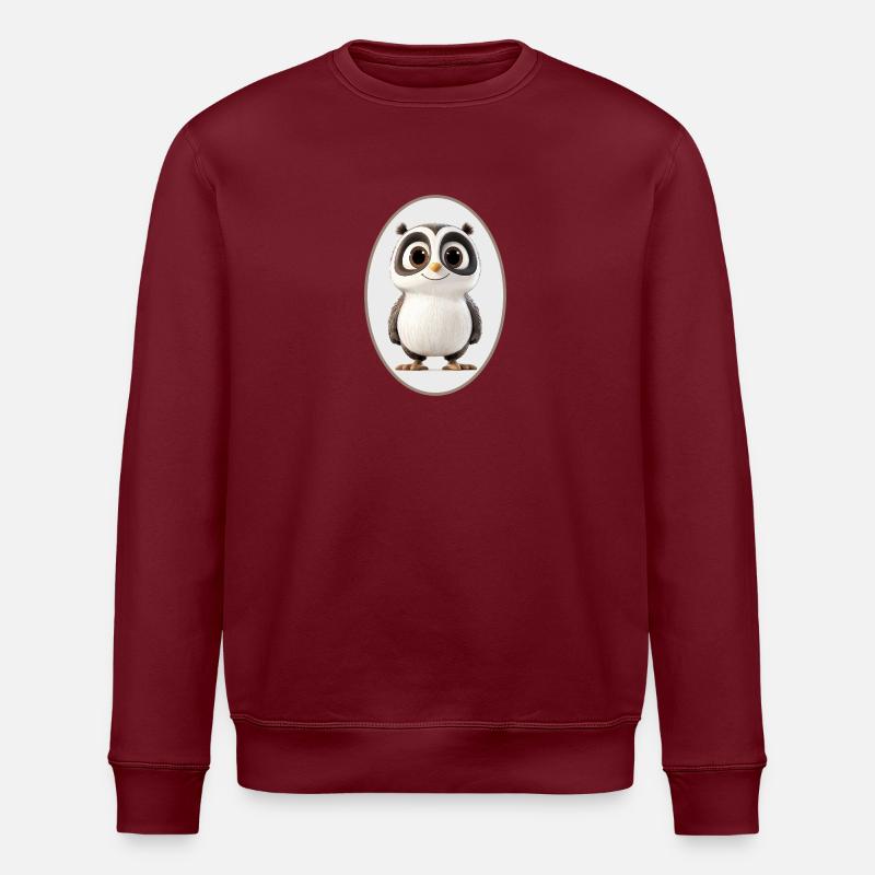 Panda - Stanley/Stella Unisex Bio-Sweatshirt ROLLER - Burgunderrot