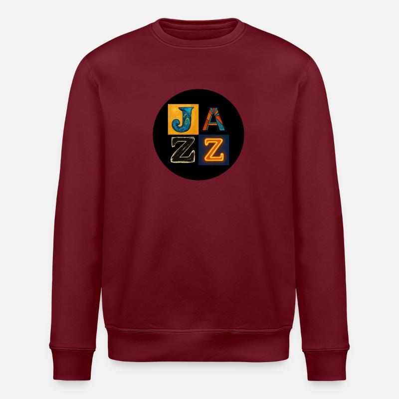 Jazz - Stanley/Stella Unisex Bio-Sweatshirt ROLLER - Burgunderrot