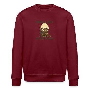 Maus - Stanley/Stella Unisex Bio-Sweatshirt ROLLER - Burgunderrot - Vorne - Nik (191cm)