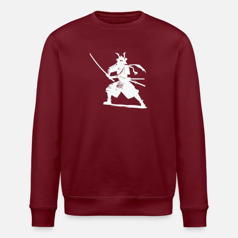 Samouraï - Sweat bio ROLLER Stanley/Stella Unisexe - bordeaux