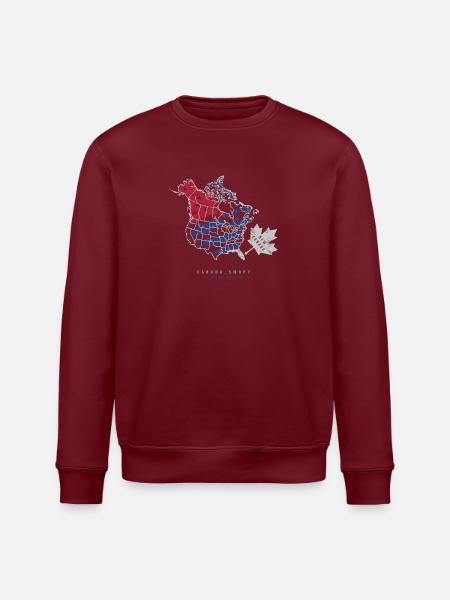 Canada last offer USA swap Florida funny - Stanley/Stella Unisex Bio-Sweatshirt ROLLER - Burgunderrot