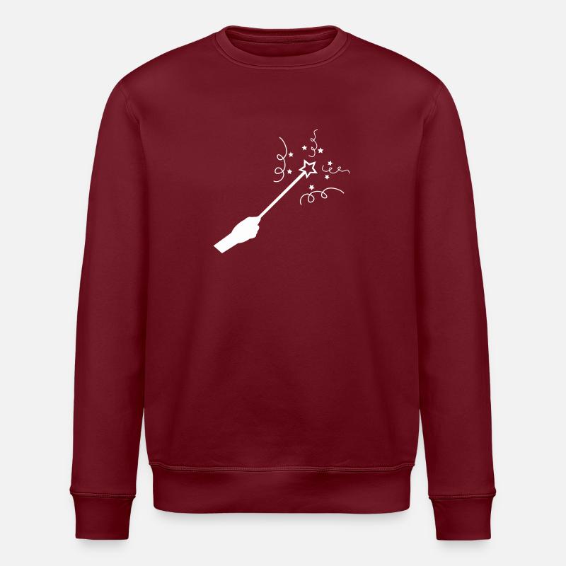 zauberstab - Stanley/Stella Unisex Bio-Sweatshirt ROLLER - Burgunderrot