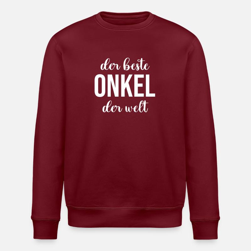 Best Uncle - Stanley/Stella ROLLER Unisex Organic Sweatshirt - burgundy