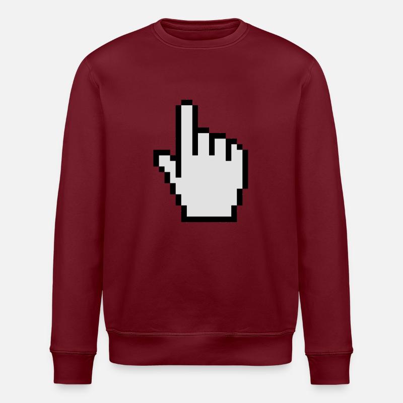 Mauszeiger - Stanley/Stella Unisex Bio-Sweatshirt ROLLER - Burgunderrot