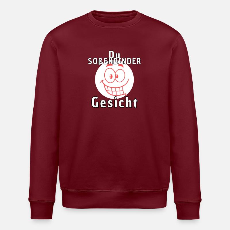 Votre visage de saucier - Sweat bio ROLLER Stanley/Stella Unisexe - bordeaux