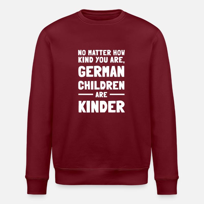 German Kinder - Sweat bio ROLLER Stanley/Stella Unisexe - bordeaux