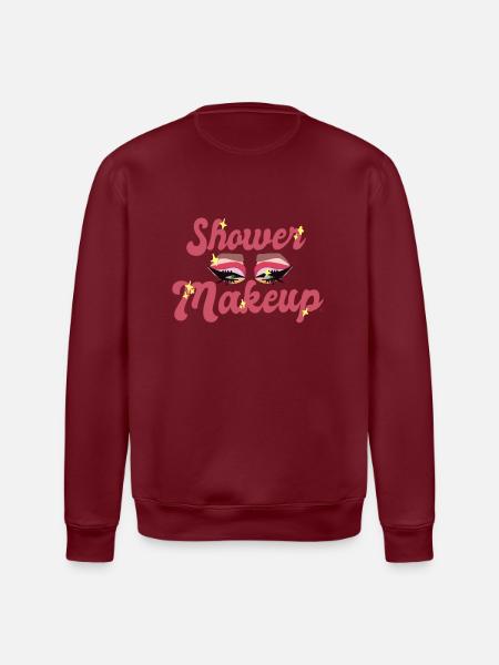 Dusch-Make-up - Stanley/Stella Unisex Bio-Sweatshirt ROLLER - Burgunderrot