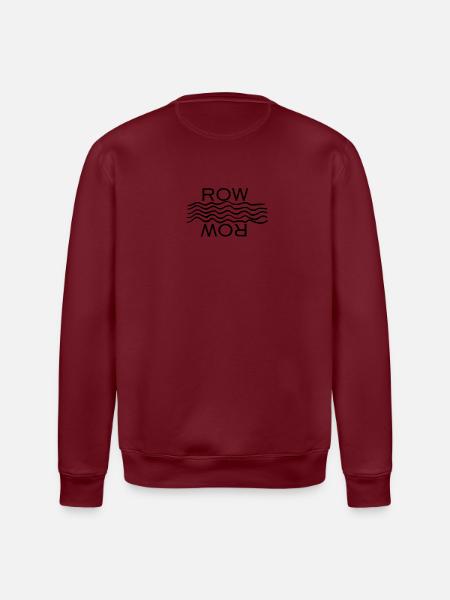 Row-Wave Design - Stanley/Stella Unisex Bio-Sweatshirt ROLLER - Burgunderrot