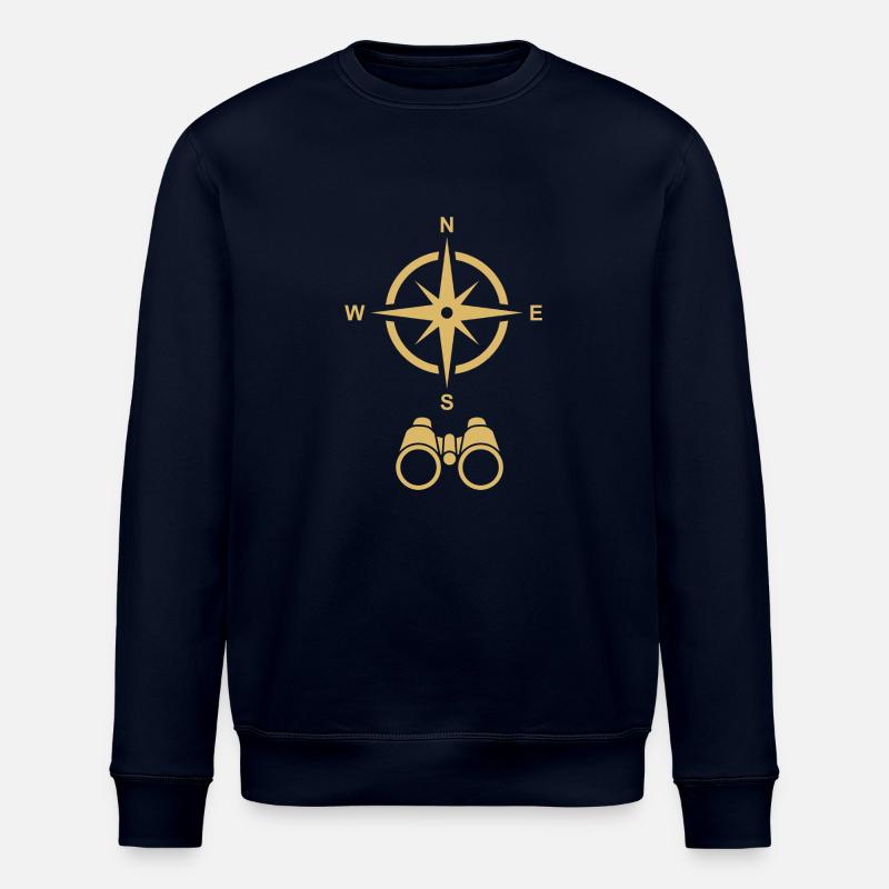 Conception de la boussole - Sweat bio ROLLER Stanley/Stella Unisexe - marine