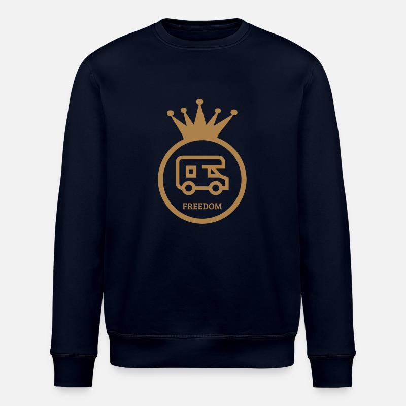 Campingplatz / Camper / Camping / Camp - Stanley/Stella Unisex Bio-Sweatshirt ROLLER - Navy