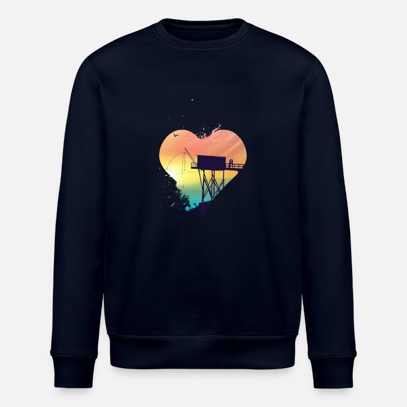 Liebe in Pornic - Stanley/Stella Unisex Bio-Sweatshirt ROLLER - Navy