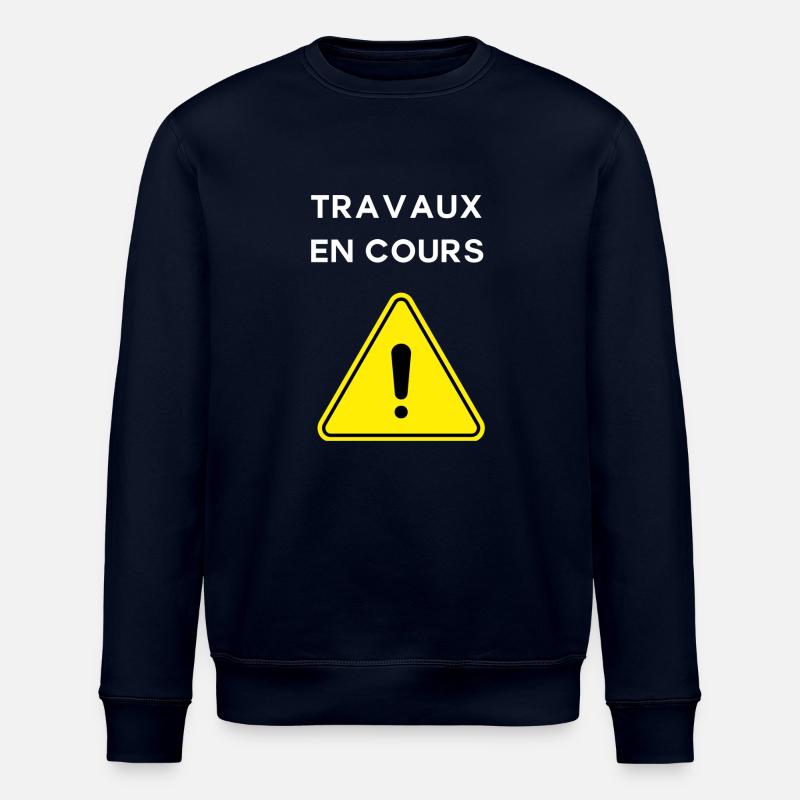Travaux en cours - Sweat bio ROLLER Stanley/Stella Unisexe - marine