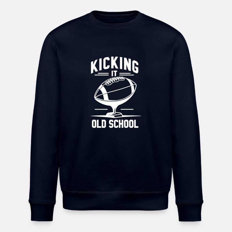 Kick it Old School - Stanley/Stella Unisex Bio-Sweatshirt ROLLER - Navy