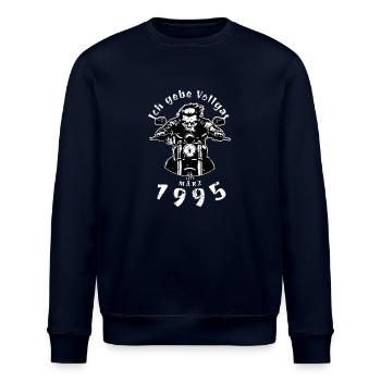 30. Geburtstag Ich gebe Vollgas seit 03/1995 - Stanley/Stella Unisex Bio-Sweatshirt ROLLER - Navy - Vorne - Nik (191cm)