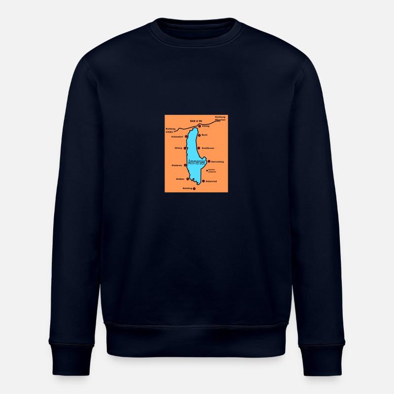 Ammersee - Stanley/Stella Unisex Bio-Sweatshirt ROLLER - Navy