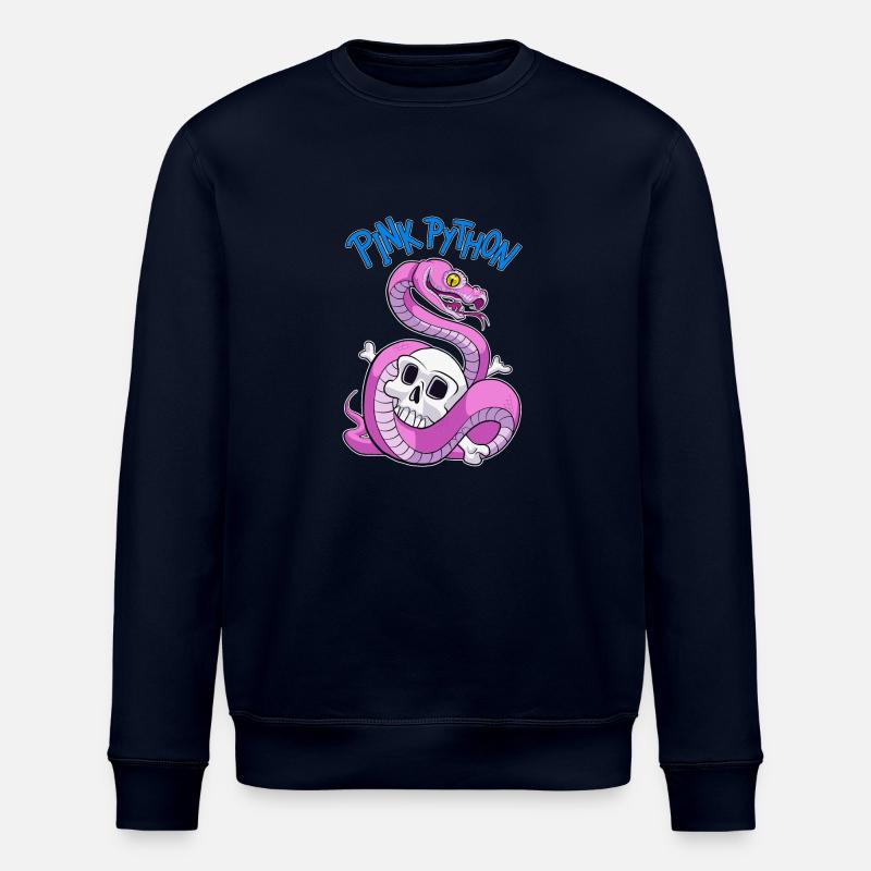 Pink Python (Blue) - Sweat bio ROLLER Stanley/Stella Unisexe - marine
