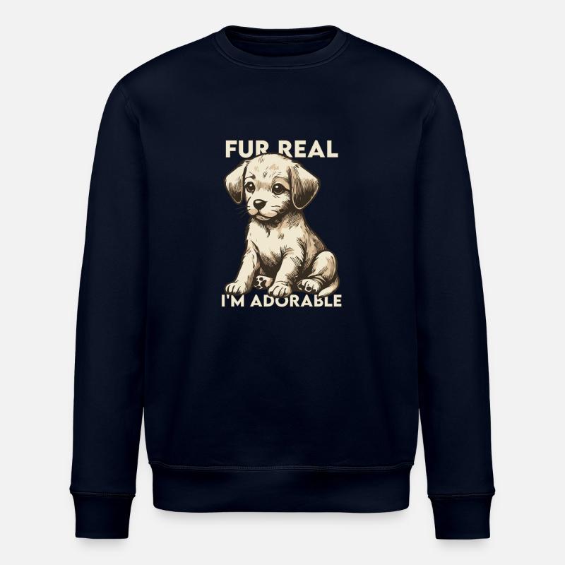 Fur Real - Stanley/Stella Unisex Bio-Sweatshirt ROLLER - Navy