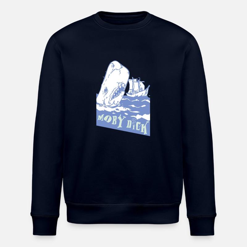 Moby Dick - Sweat bio ROLLER Stanley/Stella Unisexe - marine
