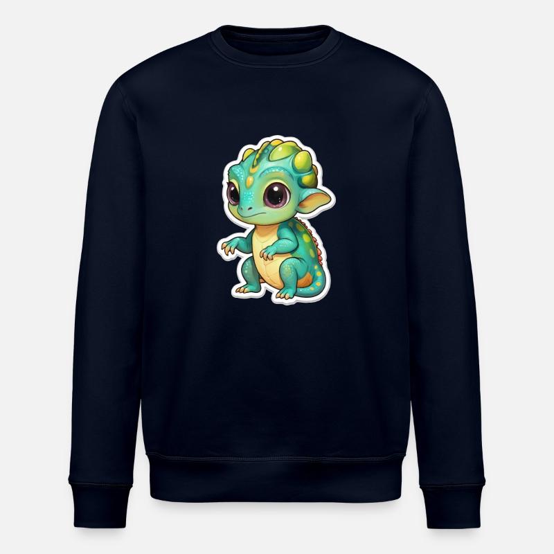 Süßes Chamäleon - Stanley/Stella Unisex Bio-Sweatshirt ROLLER - Navy