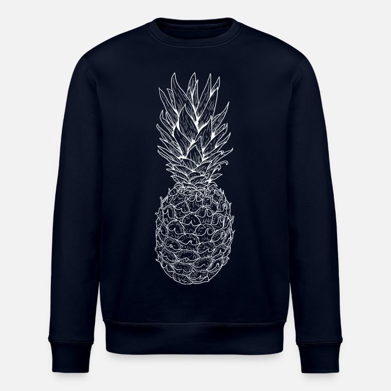 Ananas weiß - Stanley/Stella Unisex Bio-Sweatshirt ROLLER - Navy