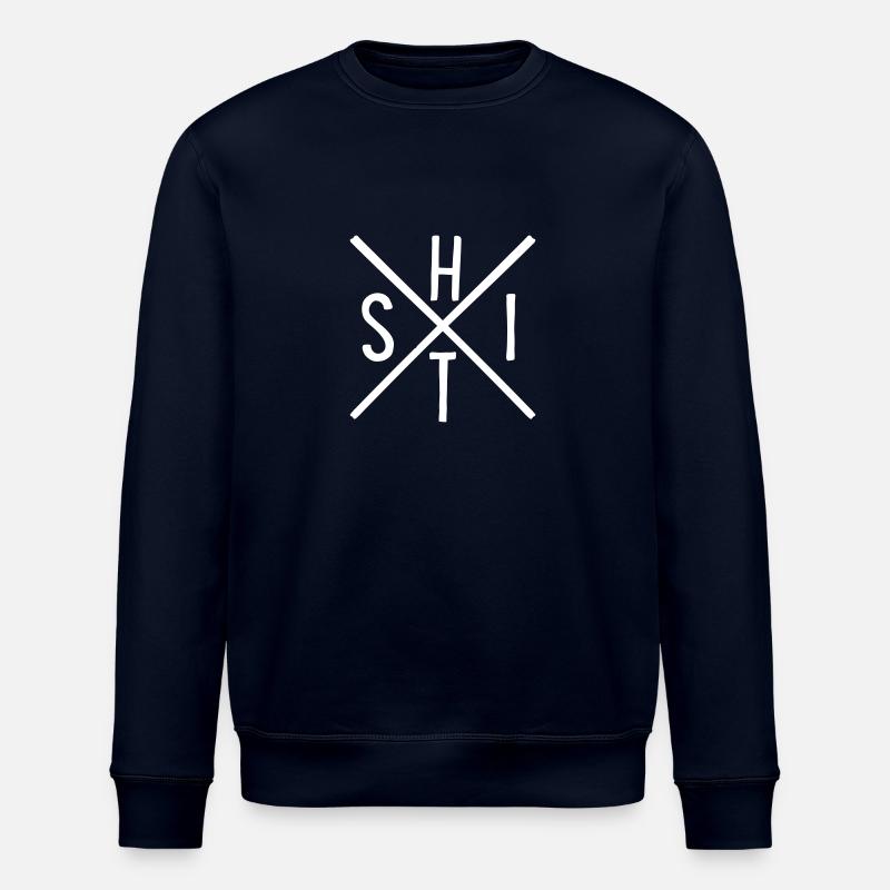 Shit - Stanley/Stella Unisex Bio-Sweatshirt ROLLER - Navy
