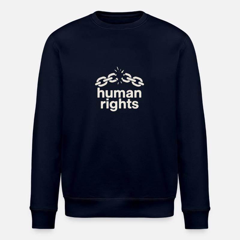 Human Rights - Stanley/Stella Unisex Bio-Sweatshirt ROLLER - Navy