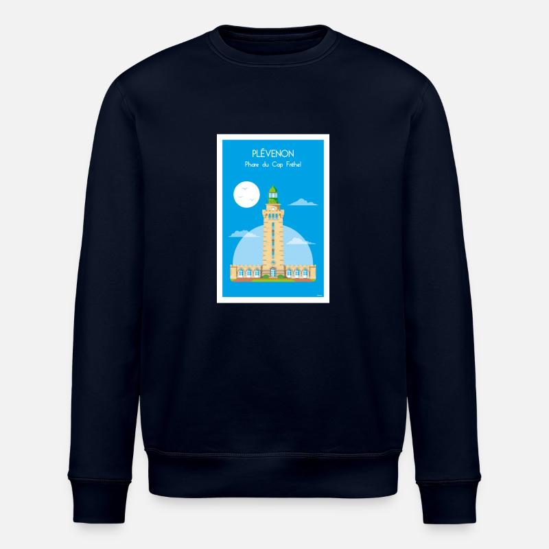 PHARE DU CAP FREHEL - Sweat bio ROLLER Stanley/Stella Unisexe - marine