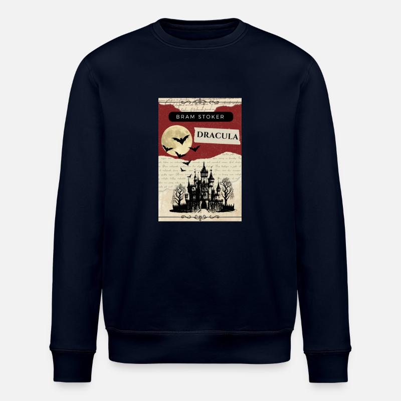 Dracula, von Bram Stoker - Stanley/Stella Unisex Bio-Sweatshirt ROLLER - Navy
